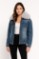 Picture of Denim Jacket with Plush Faux Fur Collar