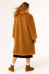 Picture of Maxi Faux-Fur Statement Coat