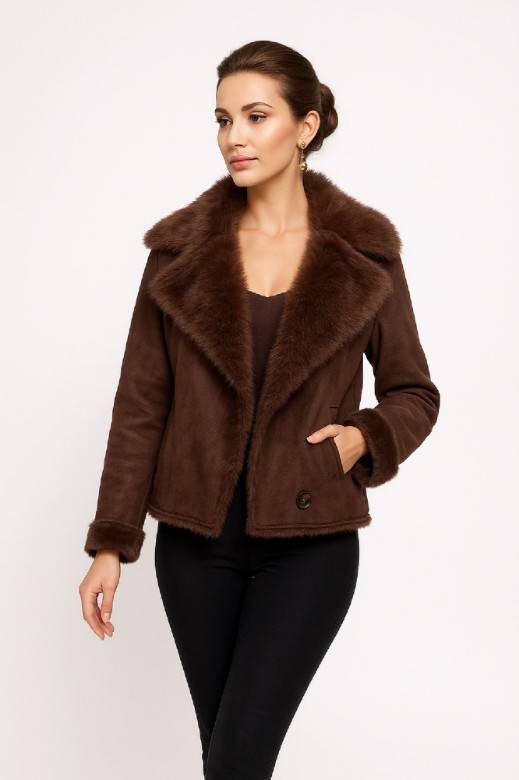 Picture of Shearling Collar Statement Jacket