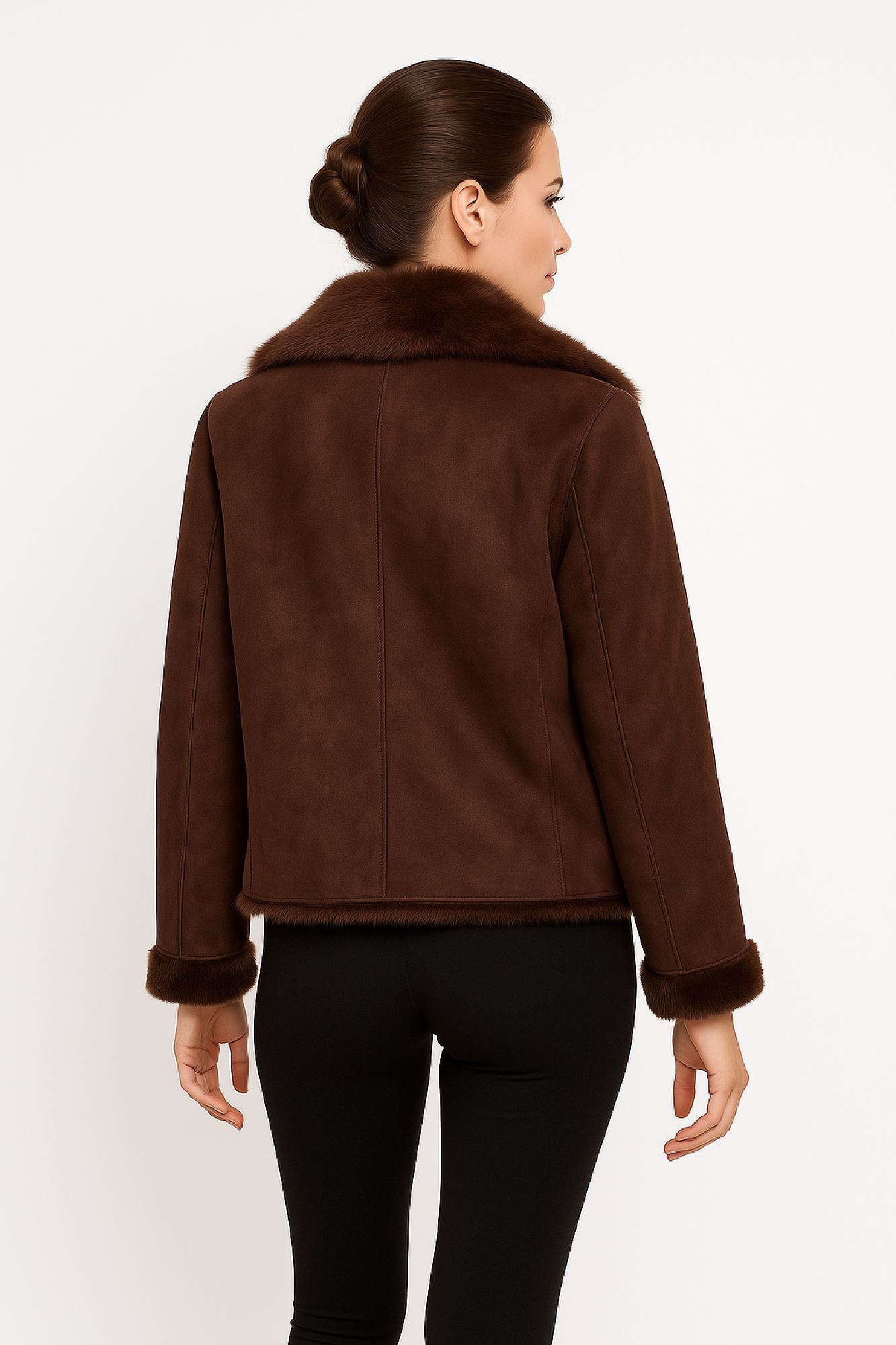 Picture of Shearling Collar Statement Jacket