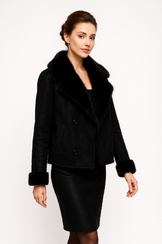 Picture of Shearling Collar Statement Jacket