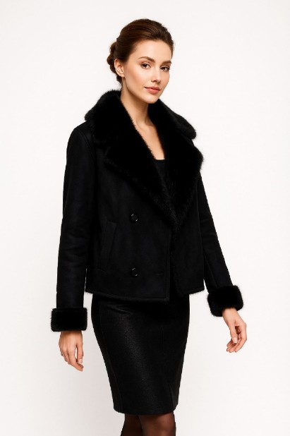 Picture of Shearling Collar Statement Jacket