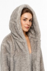 Picture of Oversized Faux-Fur Hoodie