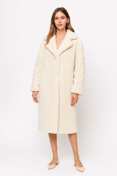 Picture of Ultra-Chic Long Shearling Coat with Supreme Softness