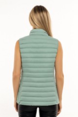 Εικόνα της b'Αμάνικο Μπουφάν με Ελαφριά Ενίσχυση και Ψηλό Γιακά