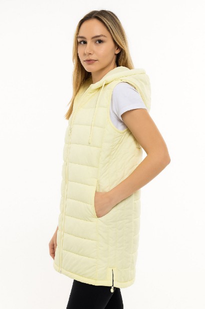 Εικόνα της s'Μακρύ Αμάνικο Μπουφάν με Κουκούλα και Φερμουάρ