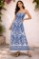 Picture of Printed Open-Back Tie Maxi Dress