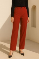 Εικόνα της Ελαστικό Ίσιο Tailored Παντελόνι