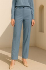 Εικόνα της Ελαστικό Ίσιο Tailored Παντελόνι