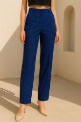 Εικόνα της Ελαστικό Ίσιο Tailored Παντελόνι