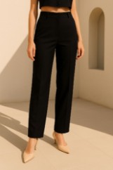 Εικόνα της Ελαστικό Ίσιο Tailored Παντελόνι