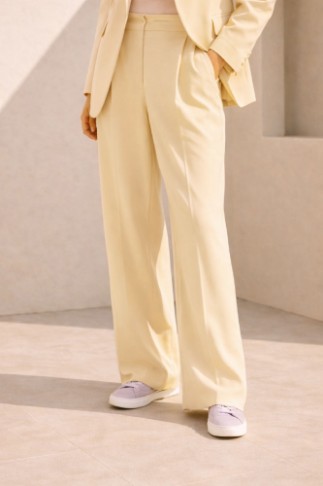 Εικόνα της Ψηλόμεσο Tailored Wide-Leg Παντελόνι