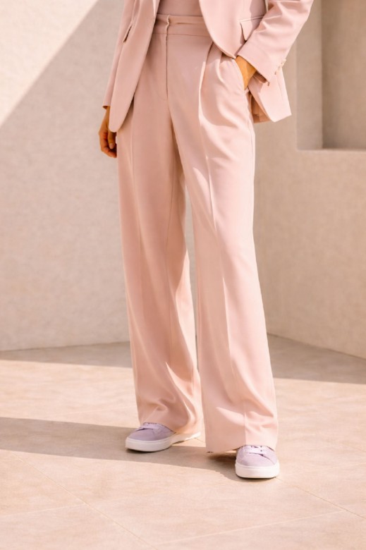 Εικόνα της Ψηλόμεσο Tailored Wide-Leg Παντελόνι