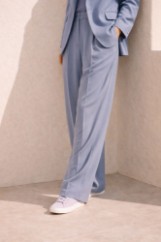 Εικόνα της Ψηλόμεσο Tailored Wide-Leg Παντελόνι